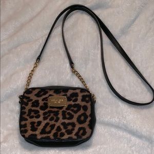 Michael Kores Leopard crossbody
